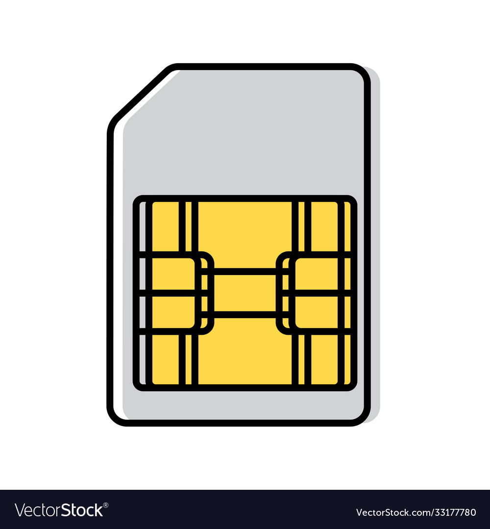 Isolated memory stick icon