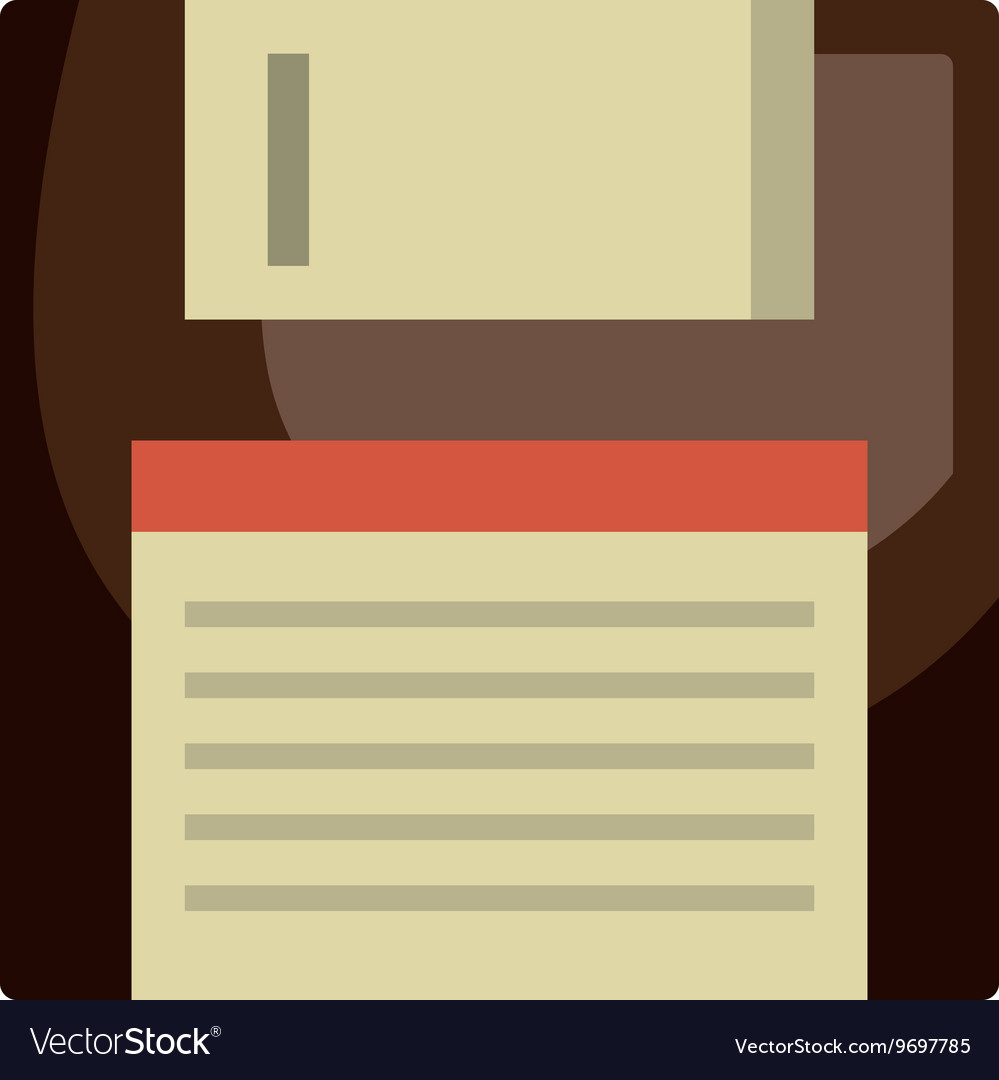 Diskette symbolizing save button icon design