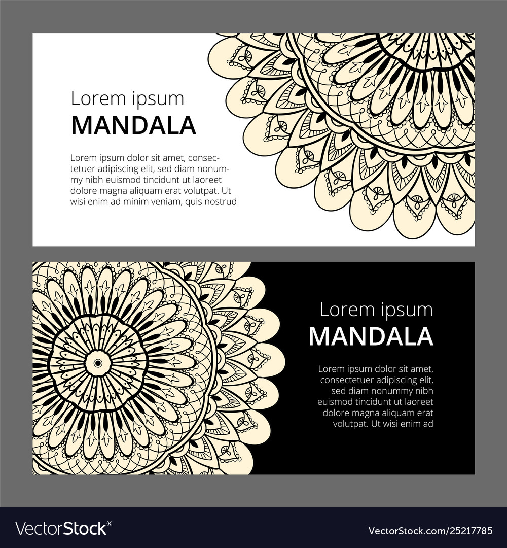Floral Paisley Mandala Pattern