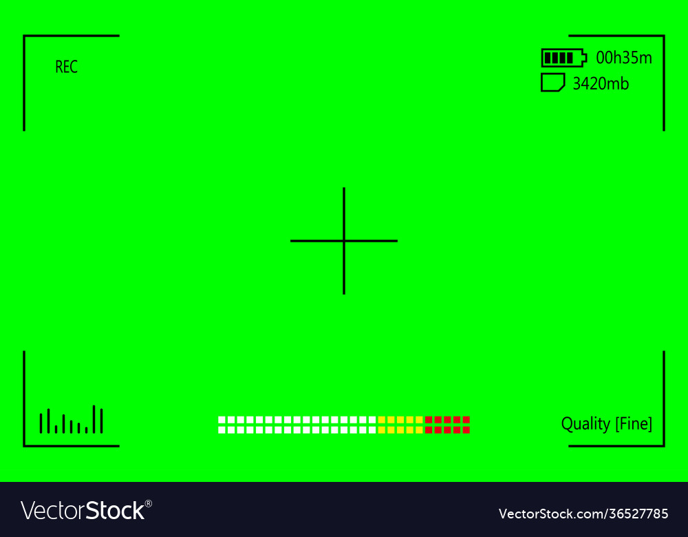 Green screen chromakey background blank green Vector Image