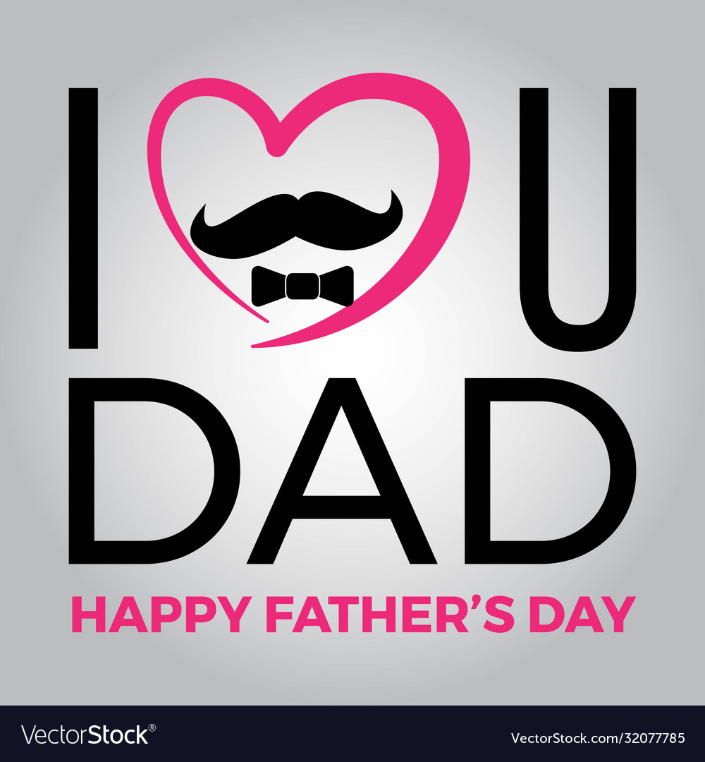 I Love You Dad Clipart