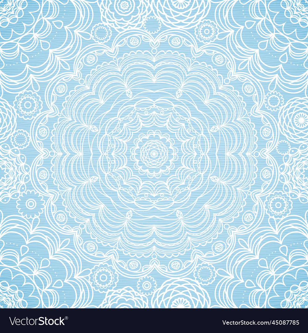 Ornate seamless pattern in rustic style