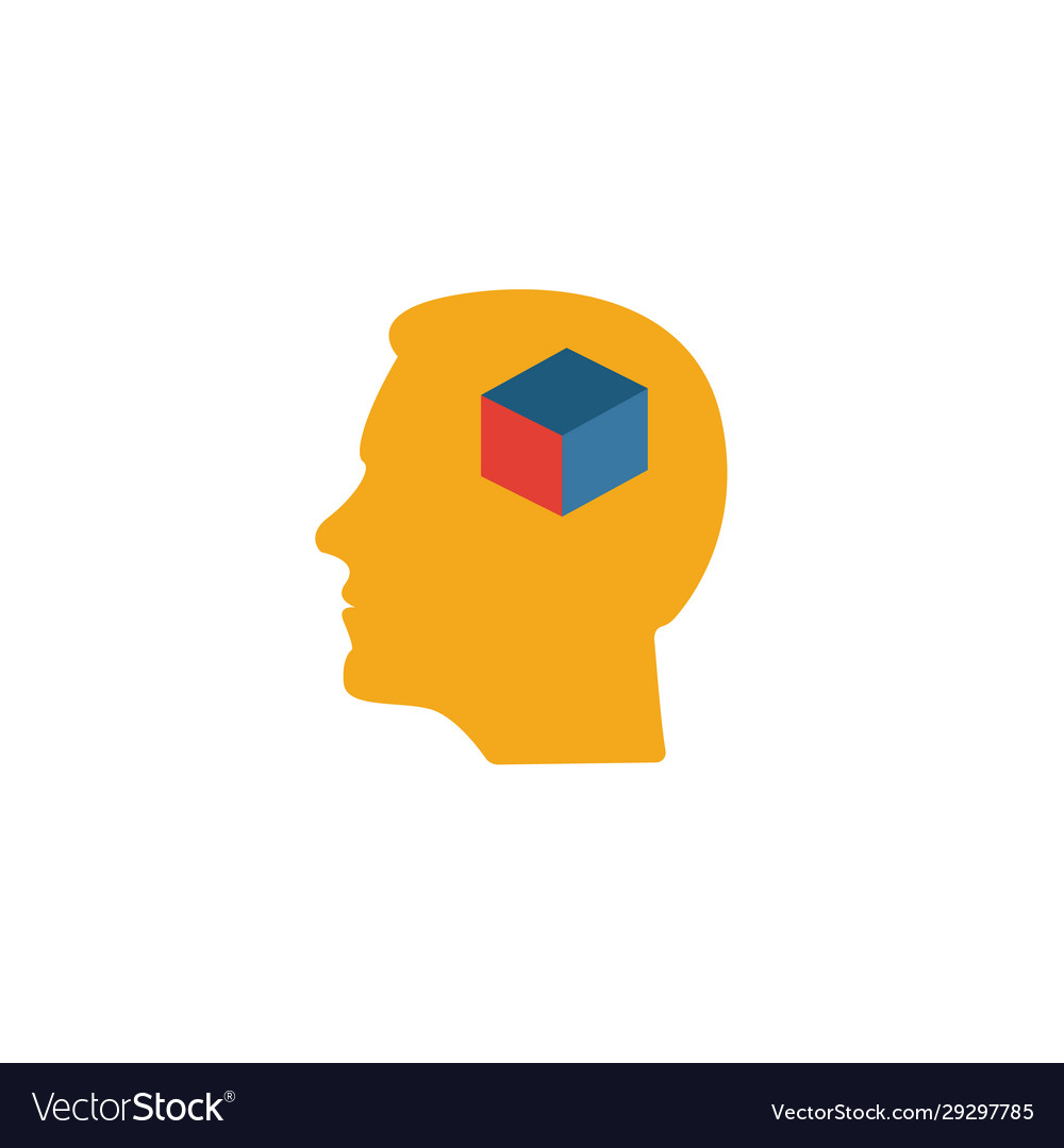 Personality icon simple element from soft skills vector image Personality icon simple element from soft skills