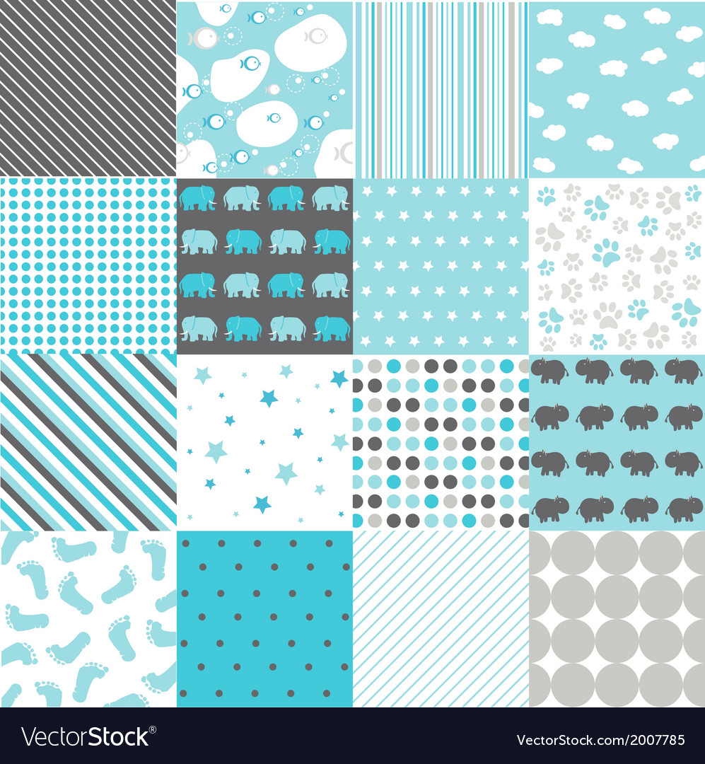 Seamless patterns - digital scrapbook