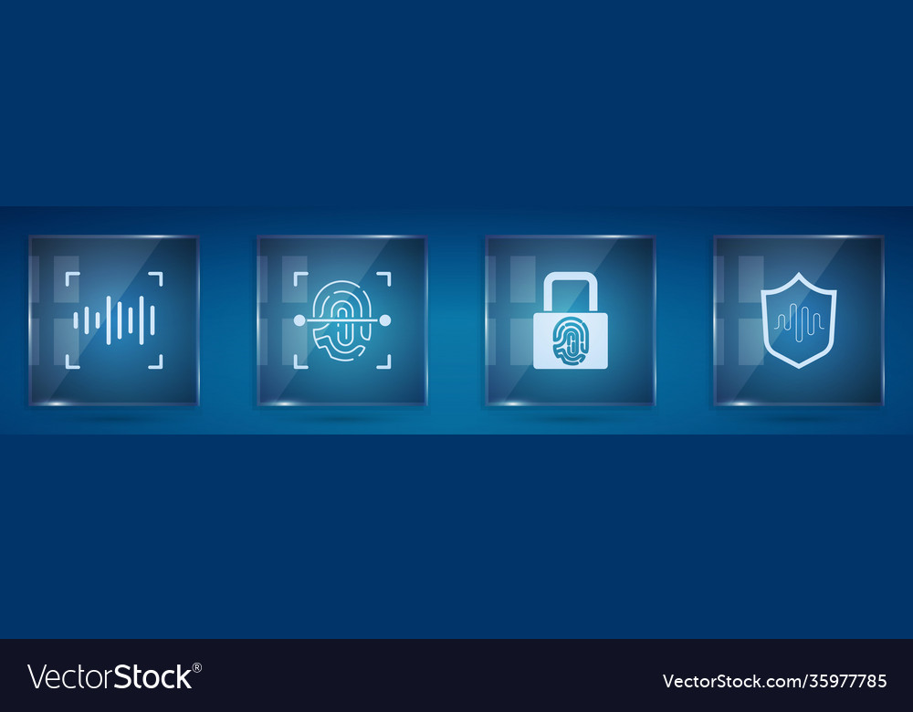 Set voice recognition fingerprint with lock