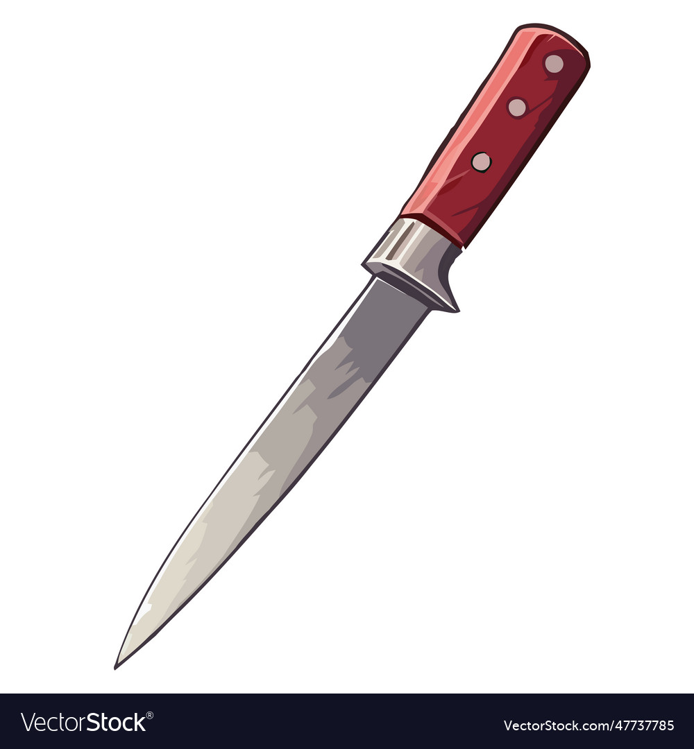 Sharp blade metal weapon icon Royalty Free Vector Image