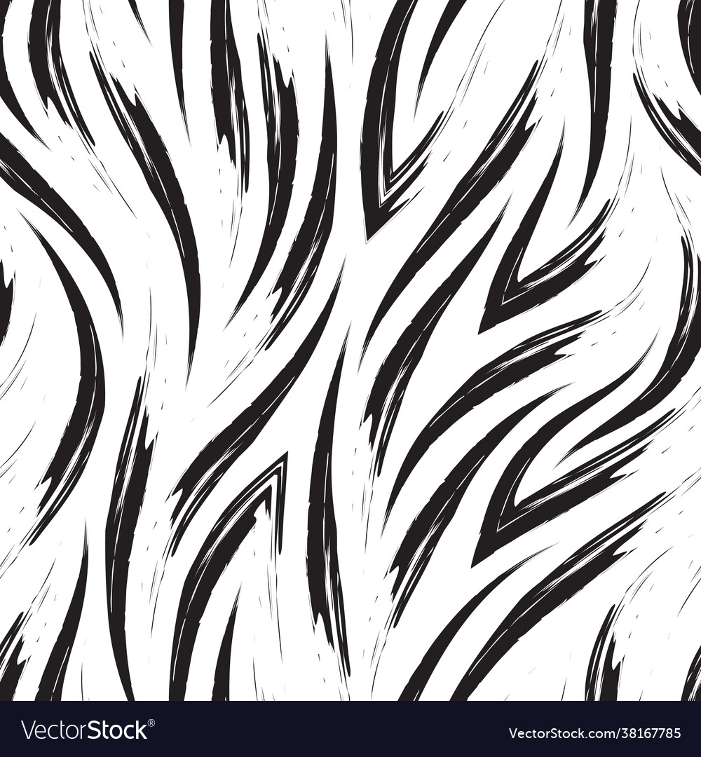 Simple monochrome pattern flowing lines vector image Simple monochrome pattern flowing lines