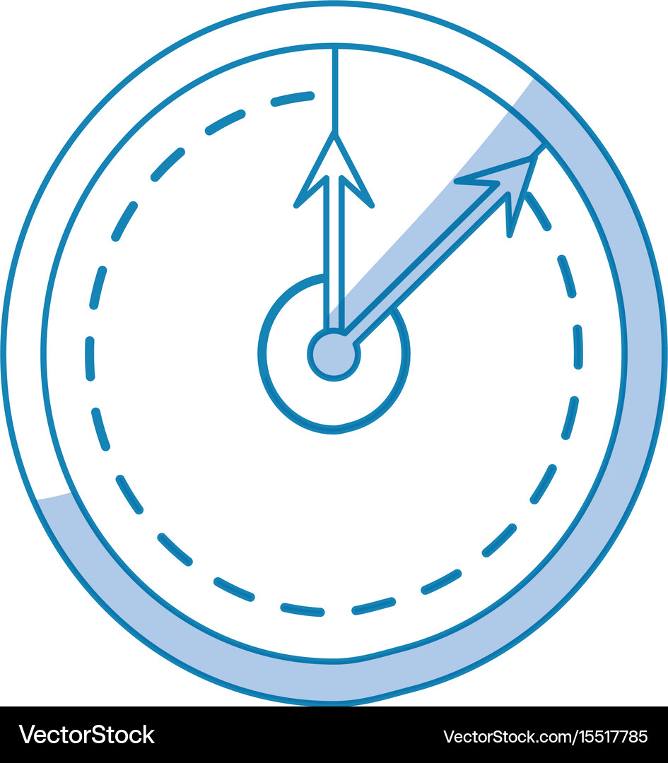 Wall clock isolated Royalty Free Vector Image - VectorStock