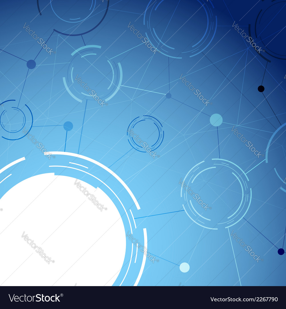 Abstract Communication Network Background