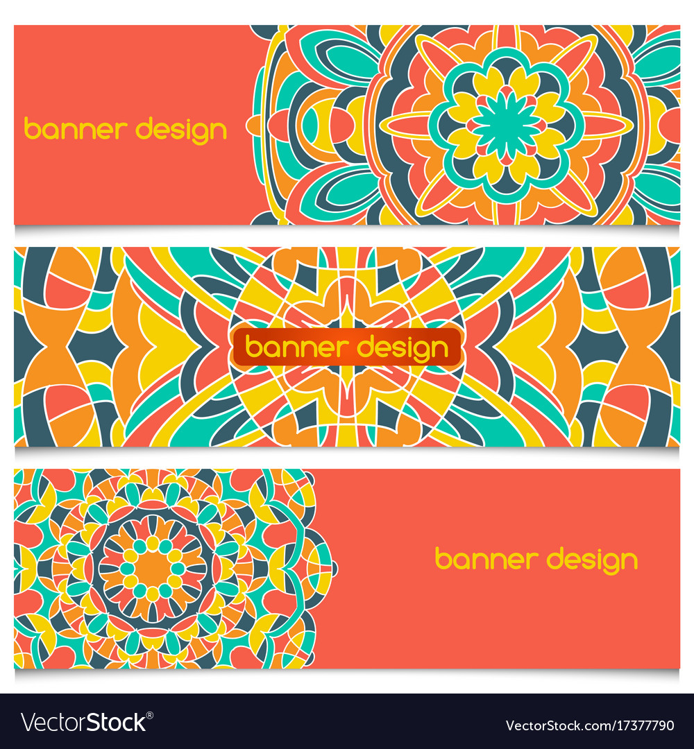 Abstract geometric header background
