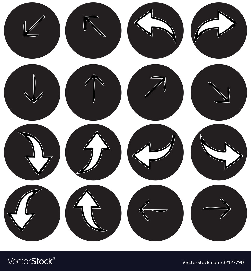 Collection icons for web design isolated on white