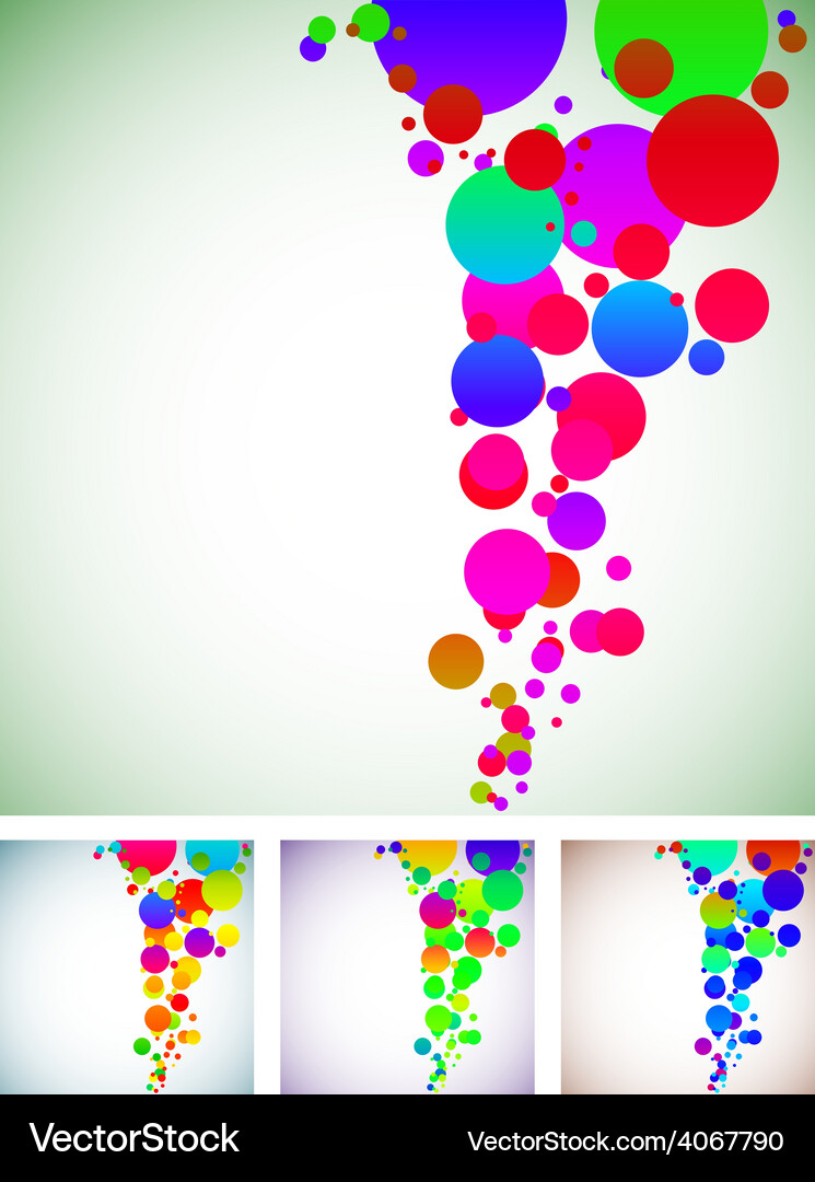 Colorful backgrounds Royalty Free Vector Image