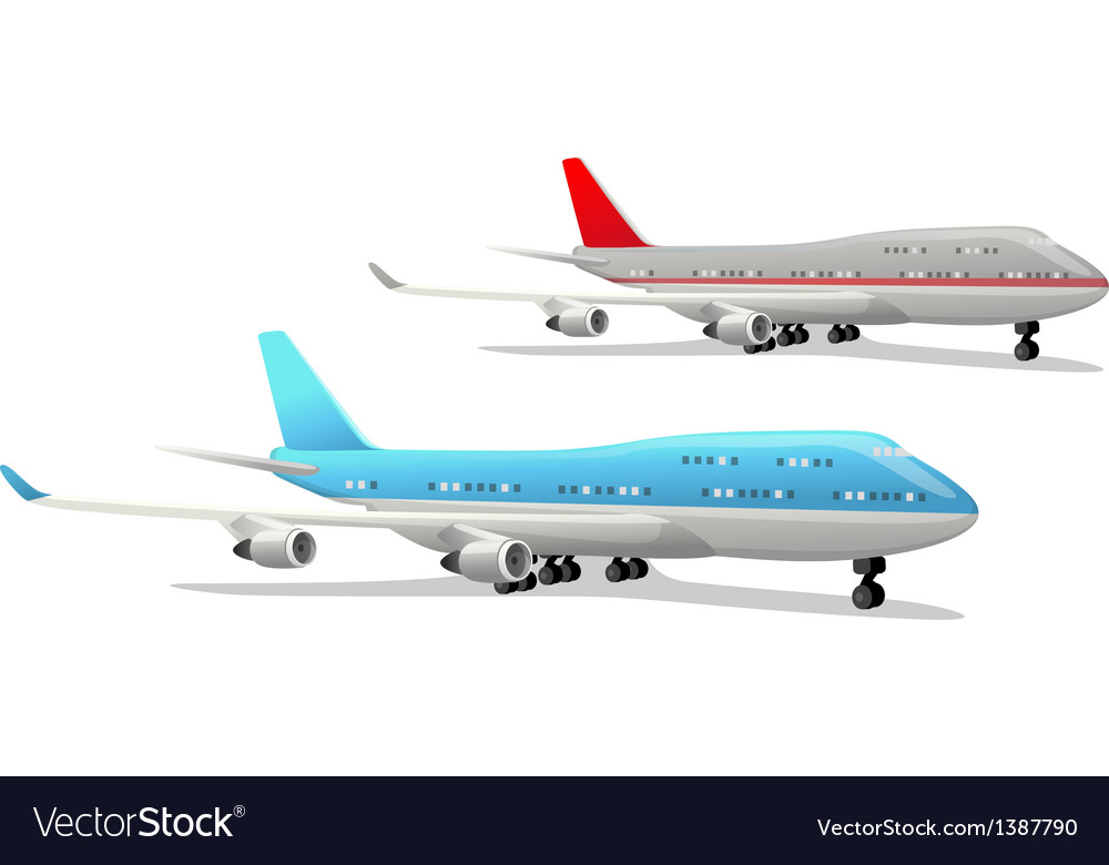 Icon airplane Royalty Free Vector Image - VectorStock