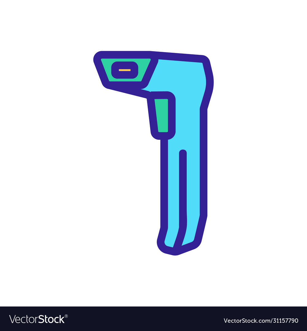 Manual automatic barcode scanner icon vector image Manual automatic barcode scanner icon