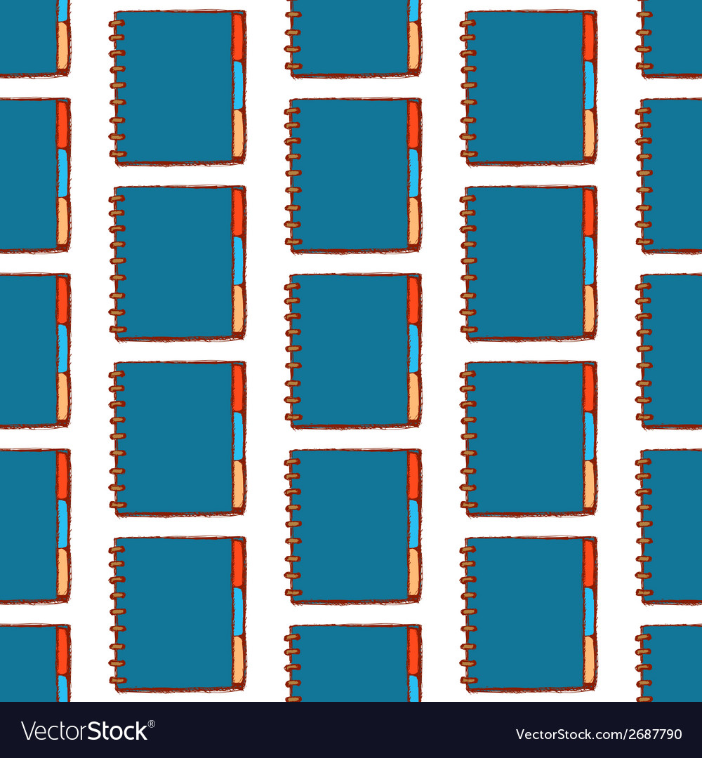 Note book Royalty Free Vector Image - VectorStock