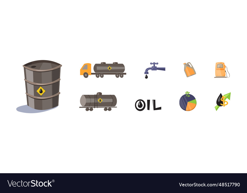 Oil petroleum industry as extraction and refining