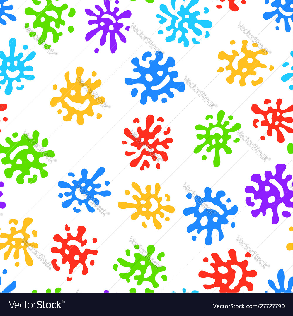 Paint splashes fun texture pattern tile