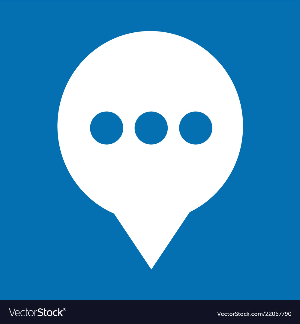 Speech bubble icon design