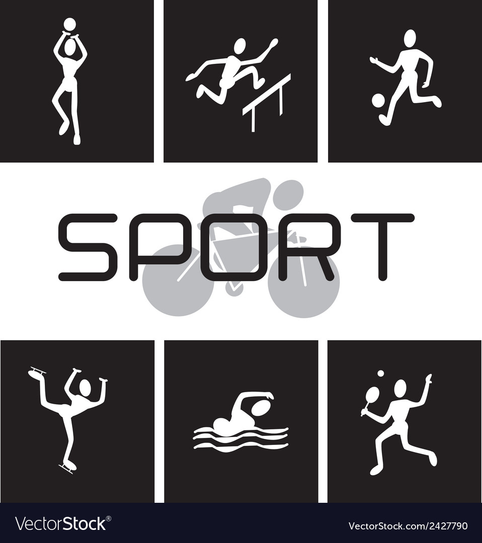 Sports design over white background