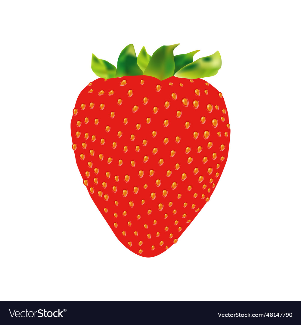 Strawberry logo Royalty Free Vector Image - VectorStock