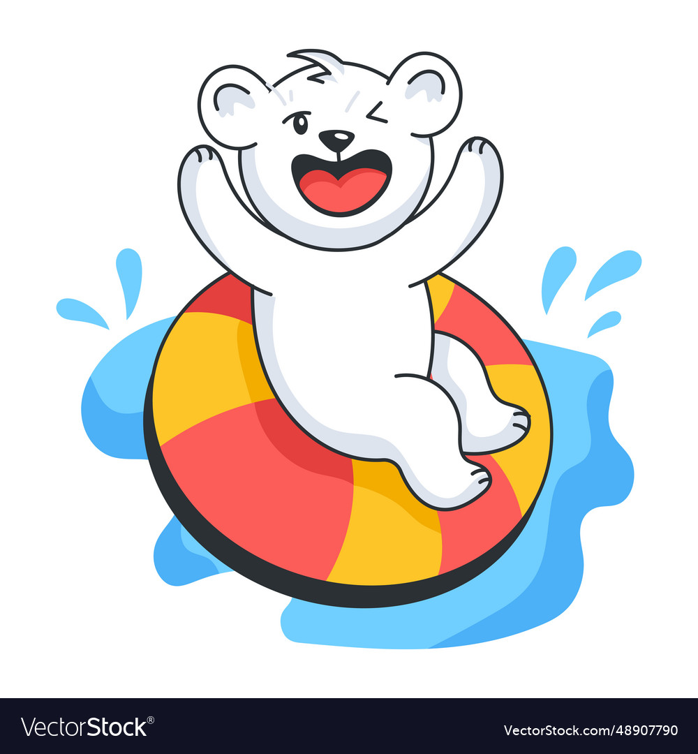 Swim float Royalty Free Vector Image - VectorStock