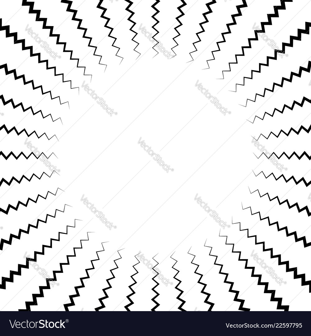 Abstract radiating lines element vector image Abstract radiating lines element