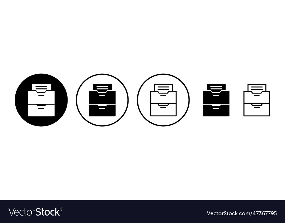Archive icon storage folders