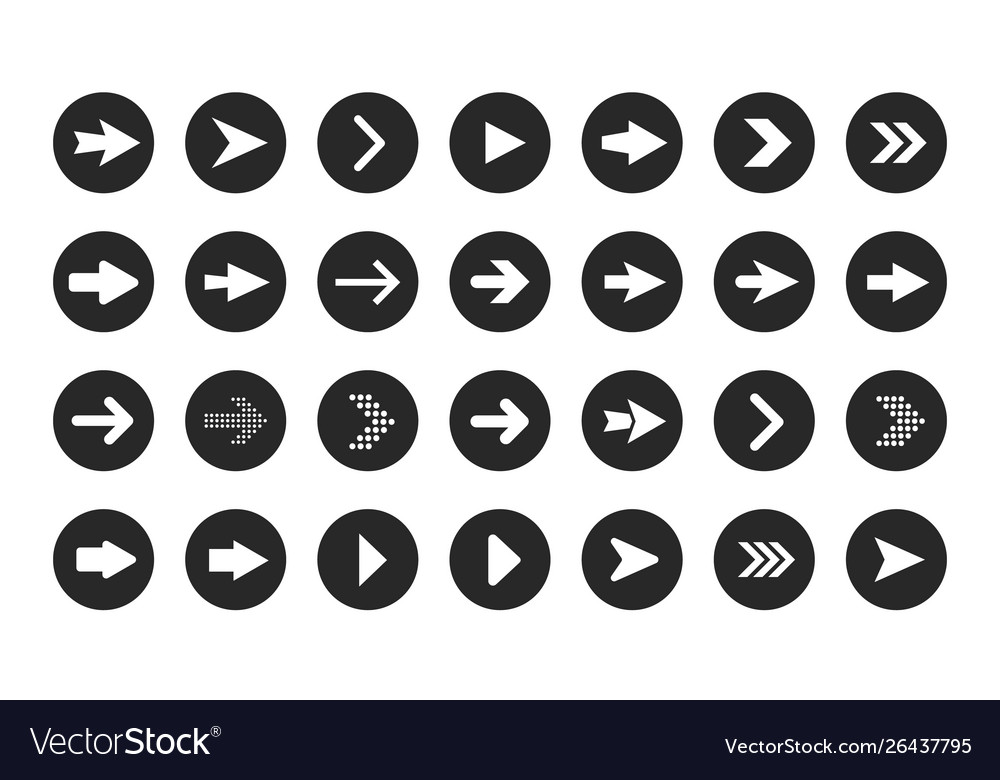 Arrow buttons