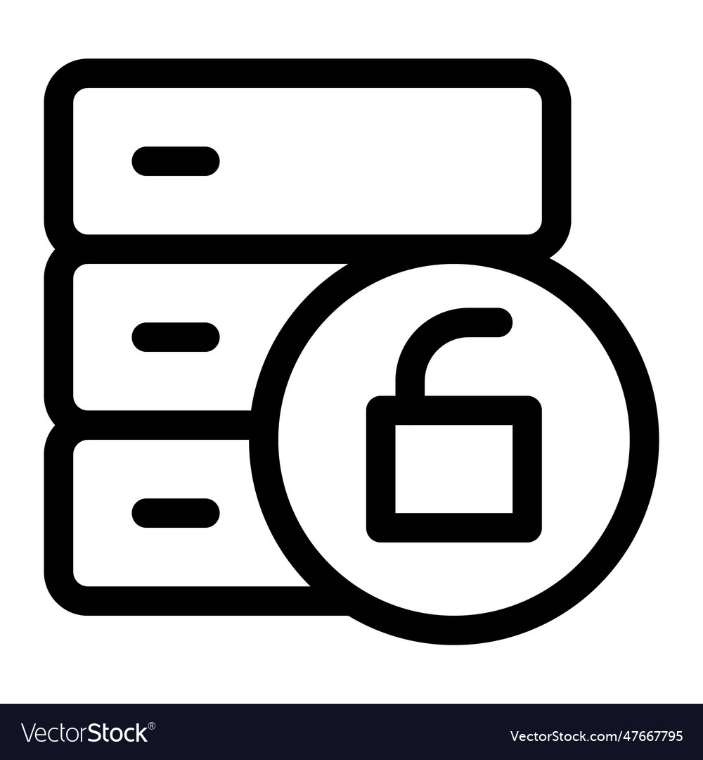 Database unlocked attack on information