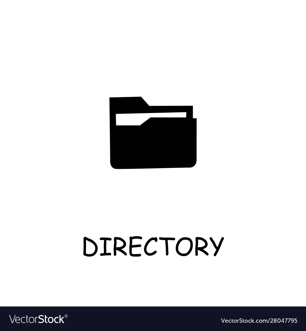 Directory folder flat icon