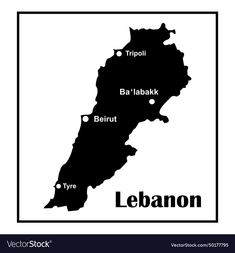 Lebanon map icon