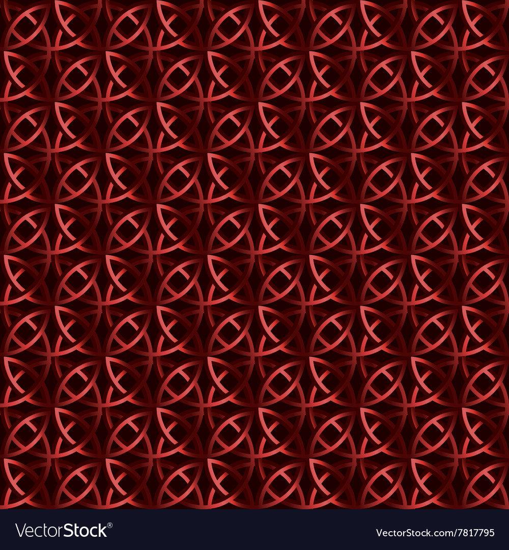 Red seamless embossed pattern with round shapes