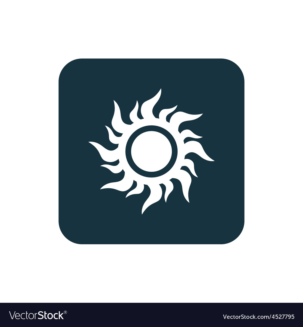 Sun Icon - Rounded Squares