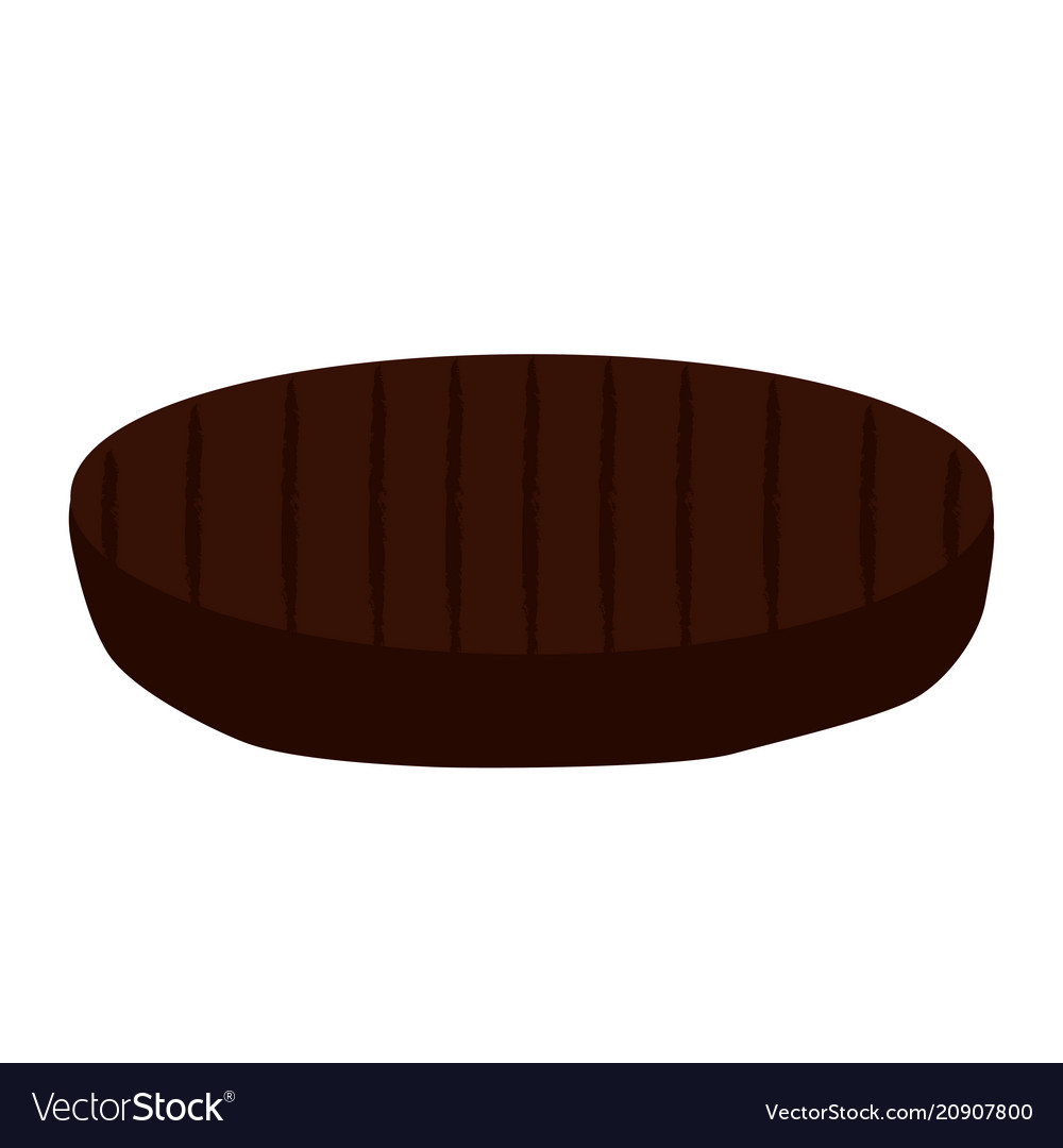 Abstract burger object vector image Abstract burger object