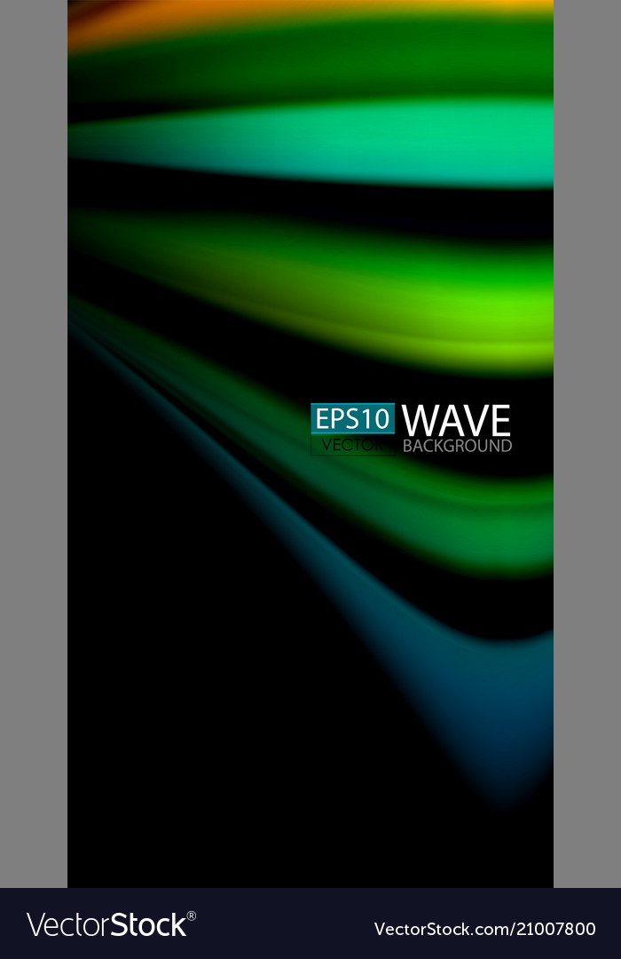 Abstract Color Wave Background