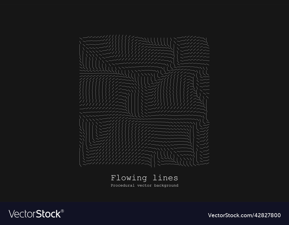 Abstrakte Linienmatrix Muster Geräuschfluss dynamisch vector image Abstrakte Linienmatrix Muster Geräuschfluss dynamisch