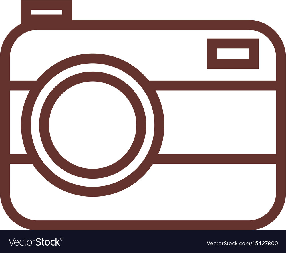 Camera photographic isolated icon