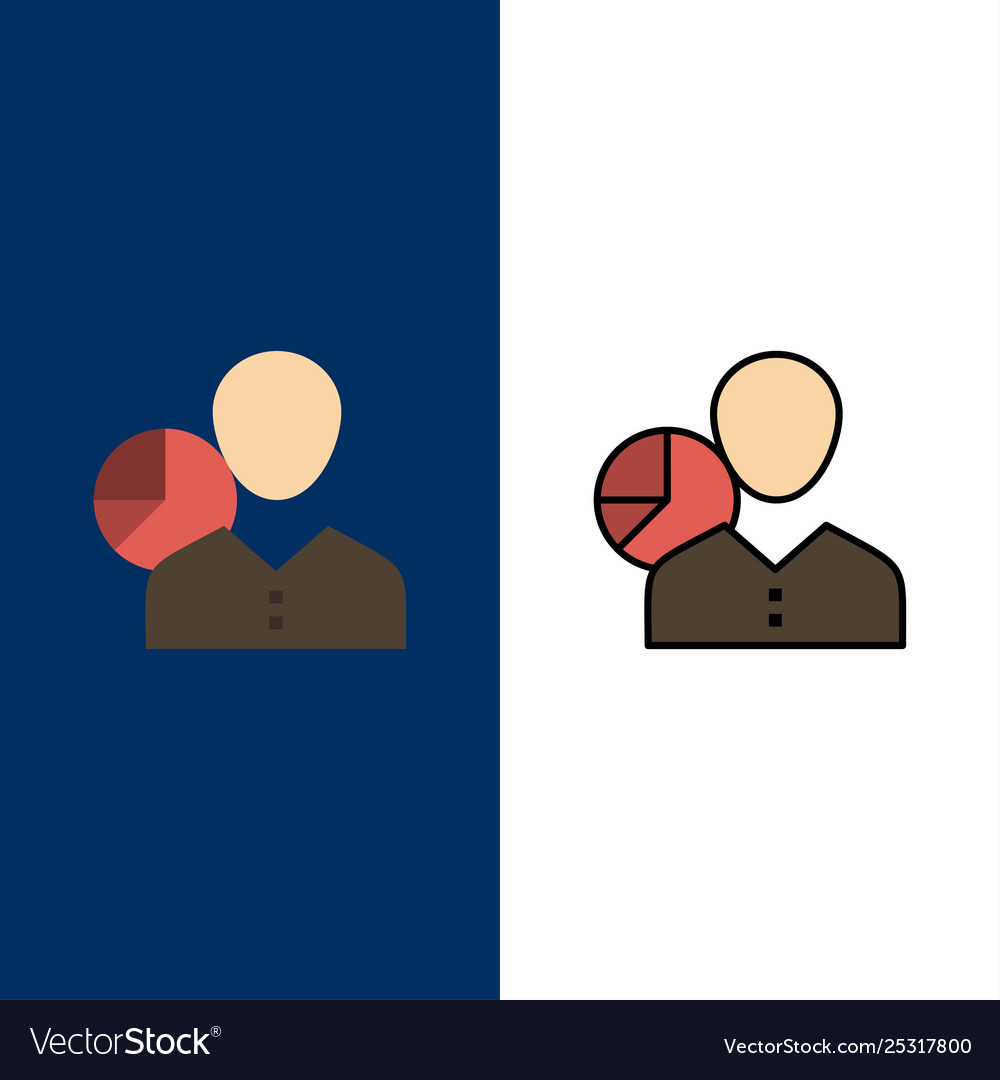 Graph chart data employee manager person Vector Image Graph chart data employee manager person