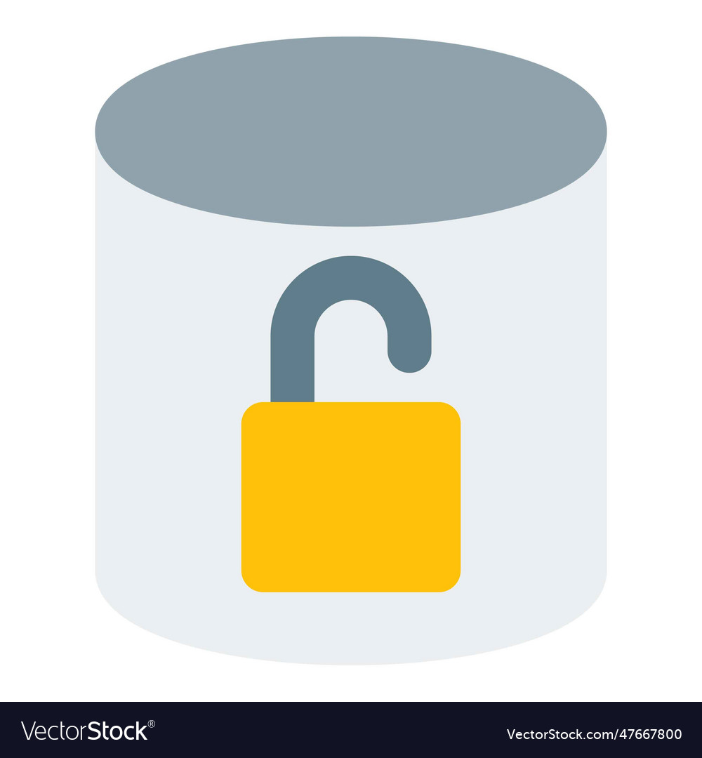 Locked removed from a database or unsecure