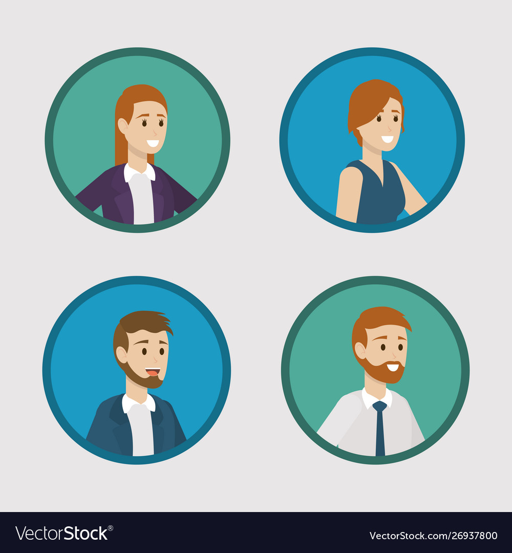 People business success productivity image Vector Image