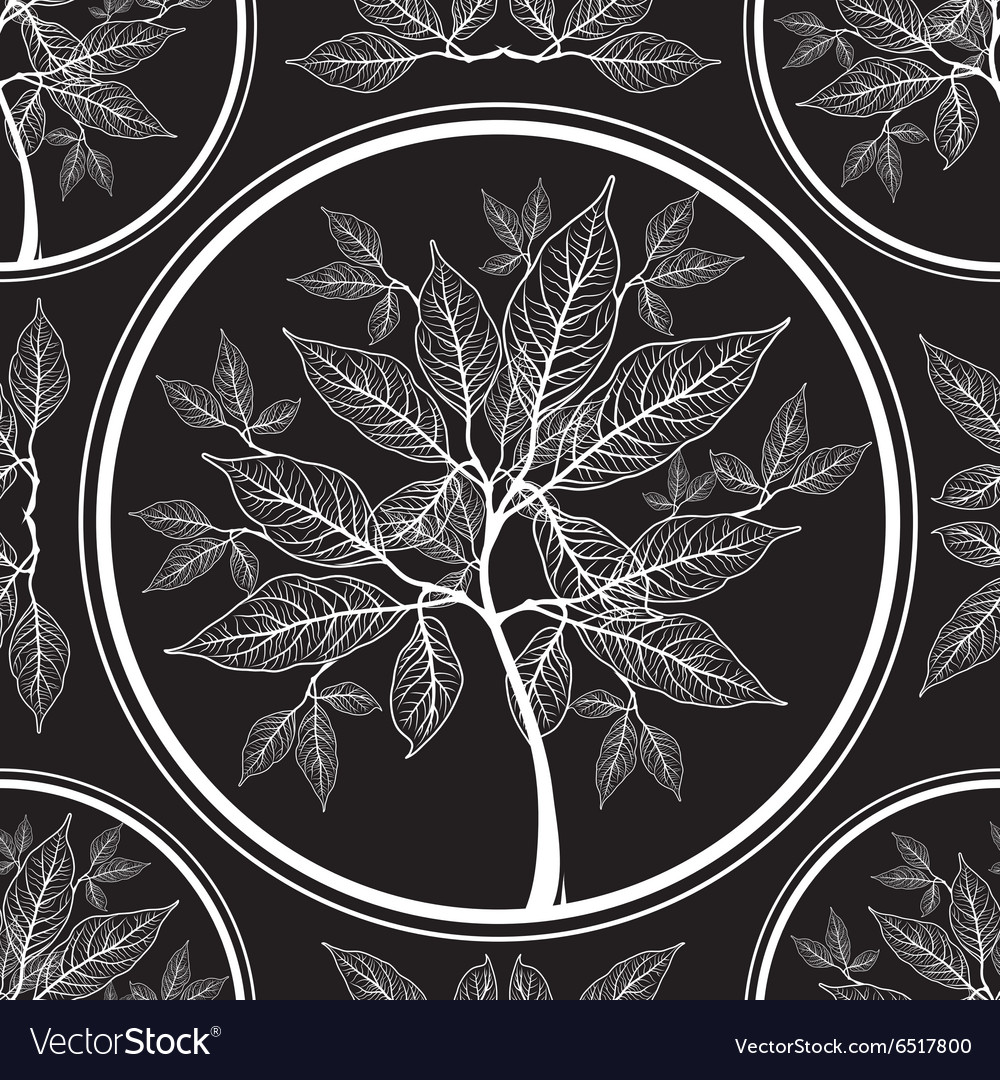 Seamless tree pattern 010