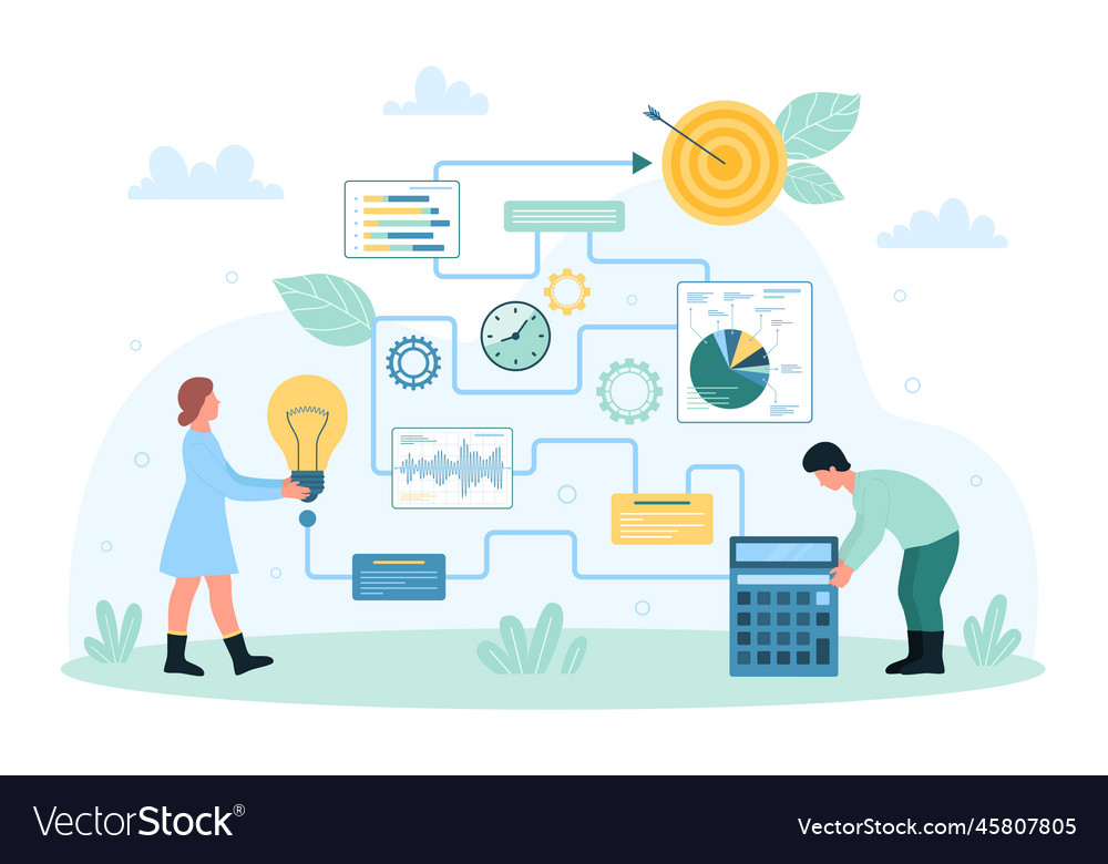 Business strategy and tactics planning tiny