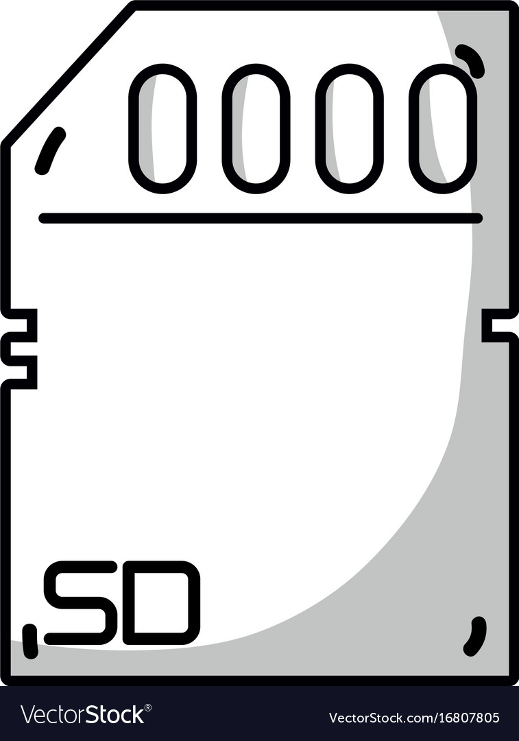 Line technology micro sd data memory