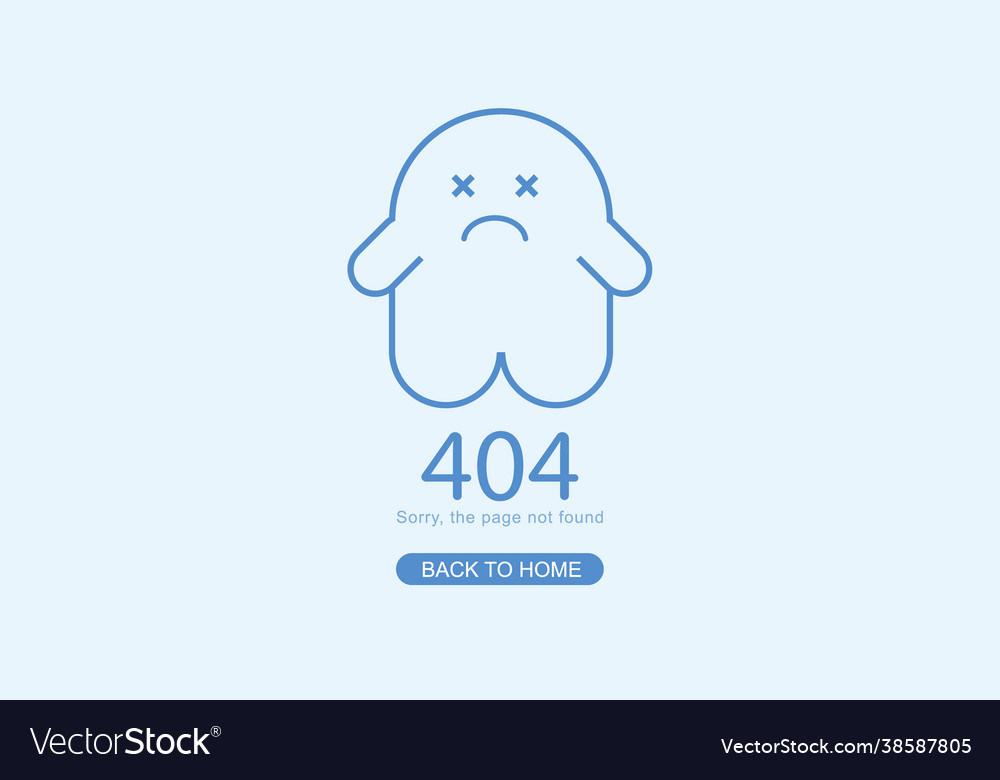 Minimalist 404 Error Page with Ghost