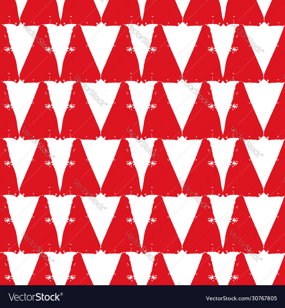 Red figures repeat pattern print background design Vector Image Red figures repeat pattern print background design