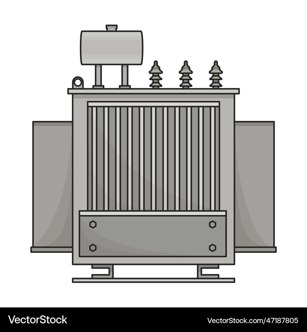 Transformer Icon - Power Equipment Royalty Free Vector Image