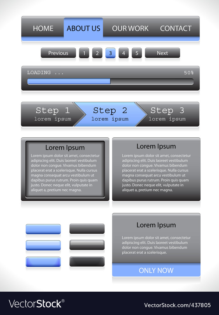 Web elements pack