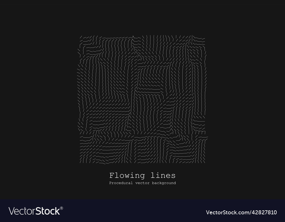 Abstrakte Linienmatrix Muster Geräuschfluss dynamisch vector image Abstrakte Linienmatrix Muster Geräuschfluss dynamisch