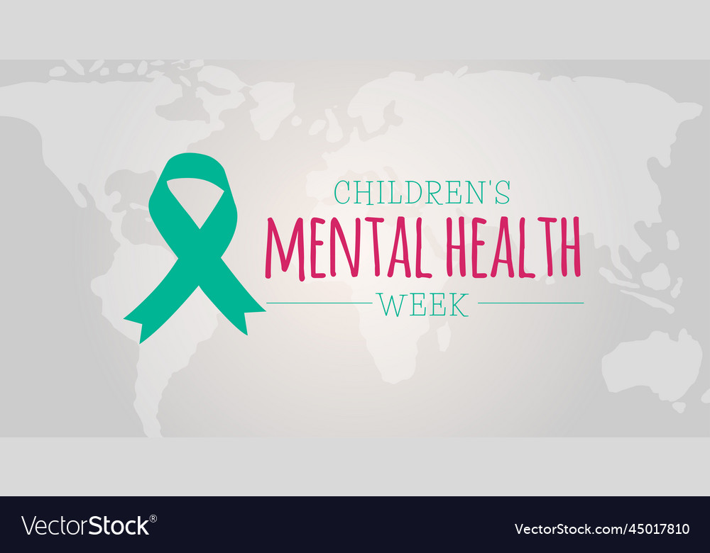 Children mental health week background banner