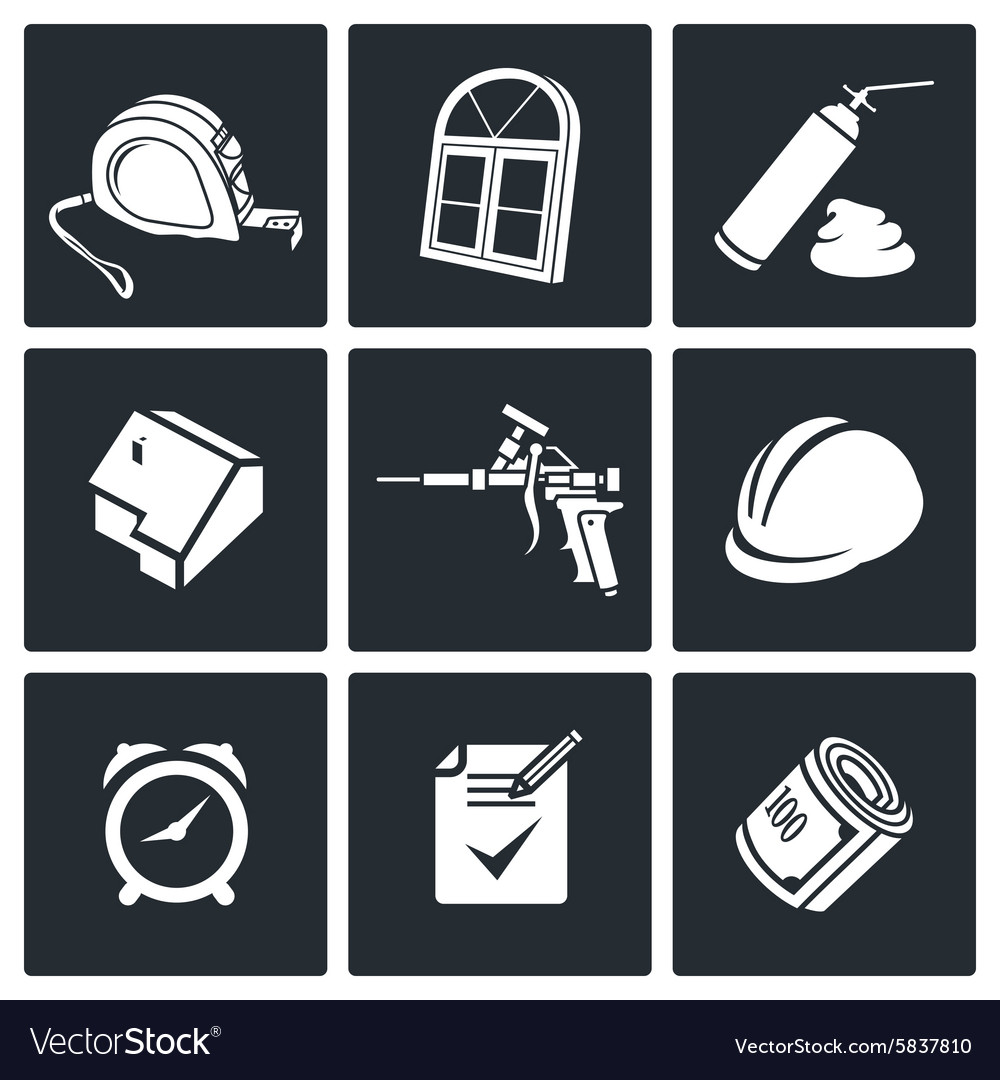 Installation windows icons set